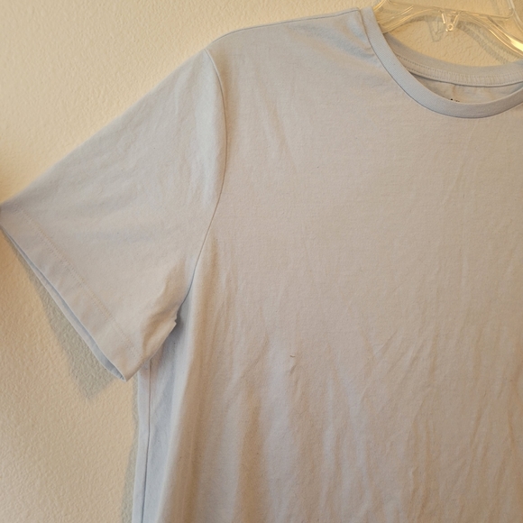 Goodfellow T Shirt Bundle Tee Standard Fit Black Heather Grey Light Blue Cotton - Picture 10 of 11